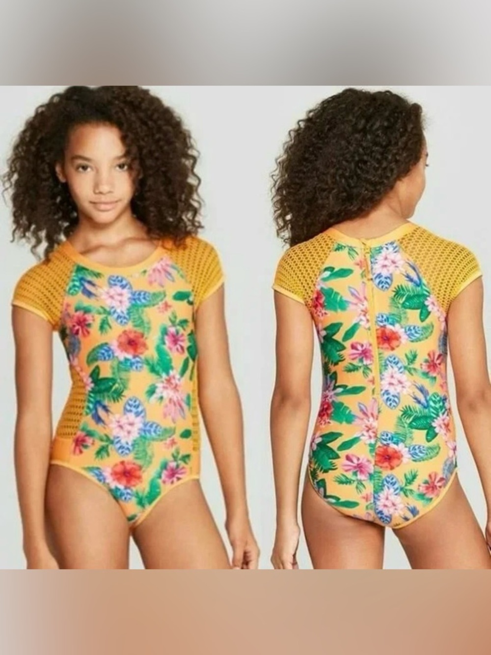Art Class Floral One-Piece Swimsuit